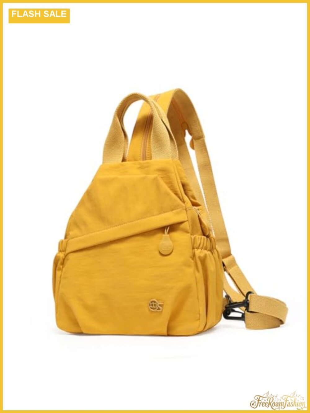 Convertible Sling Backpack Women Water-Resistant Lightweight Nylon Travel Hiking